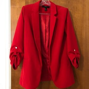 Red blazer